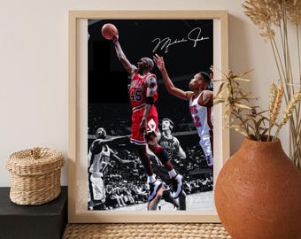 マイケル・ジョーダン シカゴ・ブルズ 3 NBA バスケットボール アート