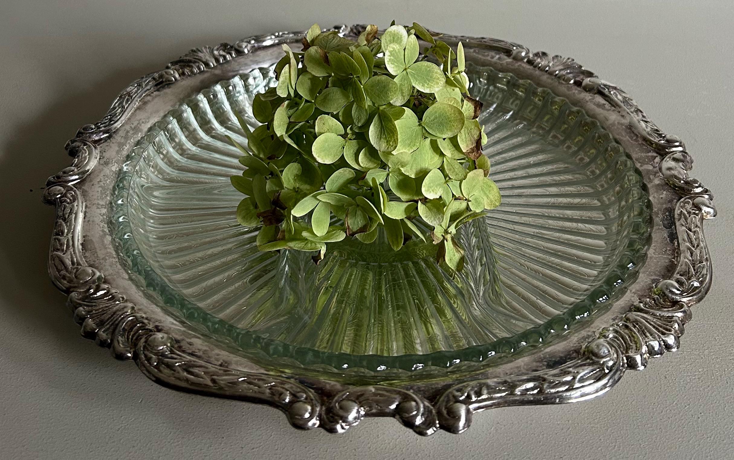 Sheridan Large Silverplate Tray - Etsy