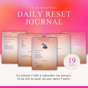RYG-001 - Daily Reset Journal – Printable Wellness Journal for Women | Mental & Emotional Reset | Anti-Stress Routine | Feminine Energy Journaling image 2