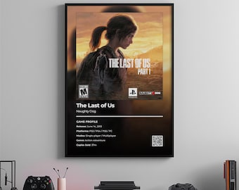 The Last of Us-poster: gamekamerkunst, videogameprint
