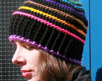 Modello per cappello all'uncinetto: berretto Riblet (modello PDF)