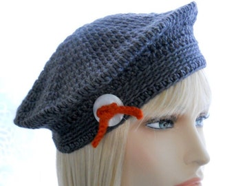 The Pointy DK Beret Crochet Pattern