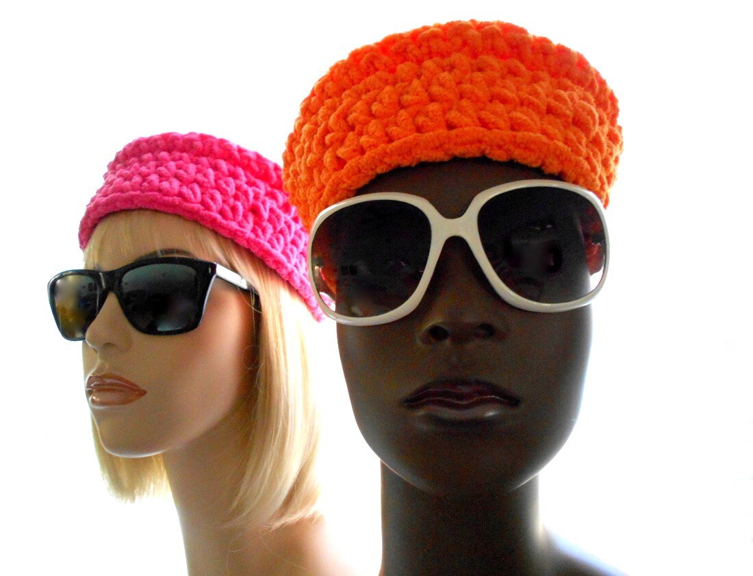 The Shades of the Sixties Hat Crochet Pattern, Unisex