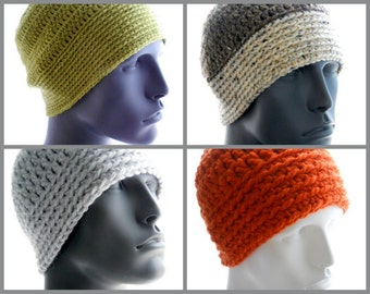 The Guy Collection of 5 Crochet Hat Patterns