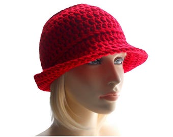 Snazzy Hat Crochet Pattern: Versatile as Fedora, Cloche, Bucket, Bowler (PDF Download)