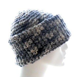 Anleitung für eine gehäkelte Mütze: The Big Pix Beanie mit Umschlag (PDF-Muster)