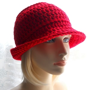 Crochet Pattern for The Snazzy Hat, Wear It as a Fedora, Cloche/Bucket, Bowler, or Sou'wester