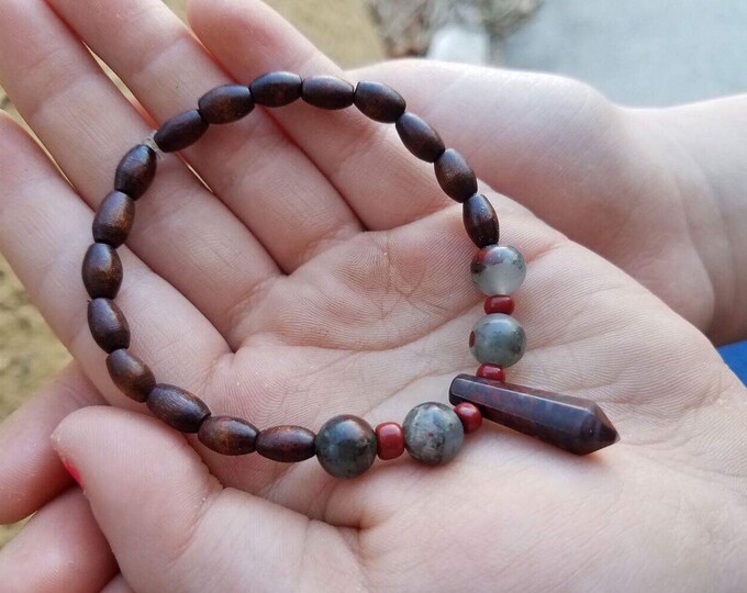 Stretchy Gemstone Bracelets Jasper Jewery Beaded Bracelets Etsy