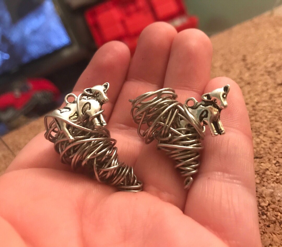 Gag Gift Twister Cow Necklace Keychain Etsy