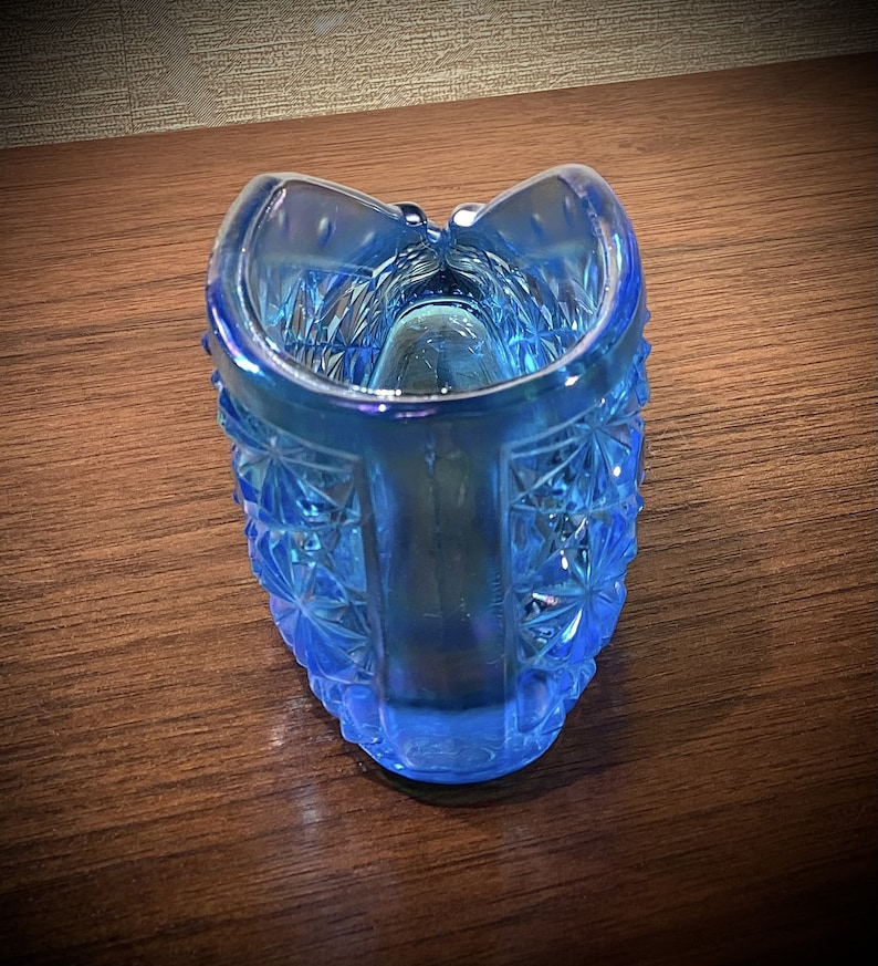 Vintage Fenton Daisy and Button Glass Baby Bootie Etsy