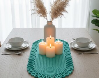 Chemin de table en jute Galaxy Pro Finish – 30 x 80 Décoration sophistiquée