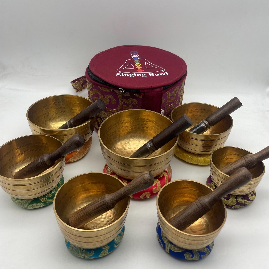 Authentic Hand-beaten Himalayan Singing Bowl for Meditation & Sound ...