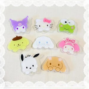 Kawaii Animal Phone Grip, MagSafe Magnetic Stand, Kitty Friends Accessory
