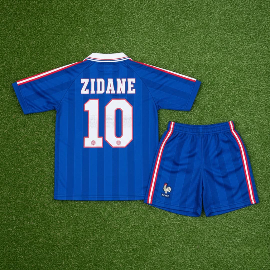 Ensemble Maillot de Foot france (T. HERNANDEZ #22) UEFA Euro 2024 Domicile