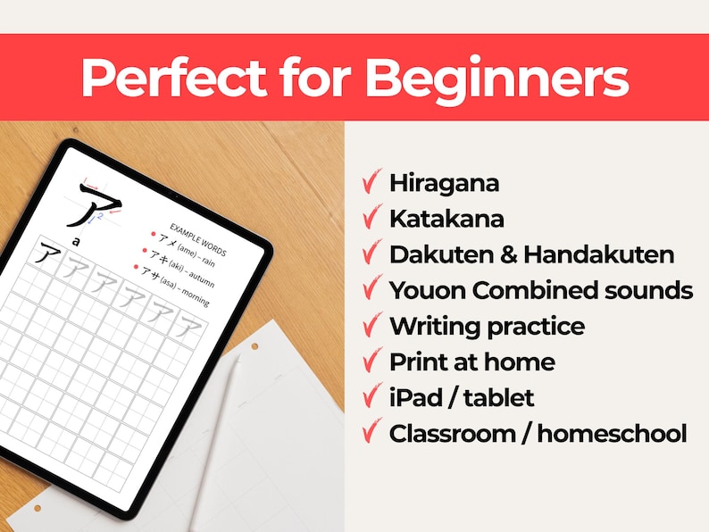 Hiragana & Katakana Workbook Bundle | Japanese Writing Practice ...