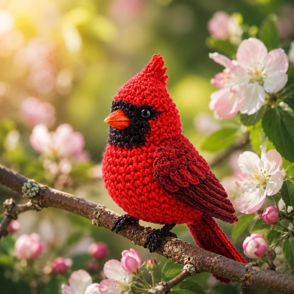35 Cardinal Crochet Patterns to Stitch for Gifts, Decor, and Bird Lovers 12 Realistic Cardinal Amigurumi Crochet Pattern: Textured