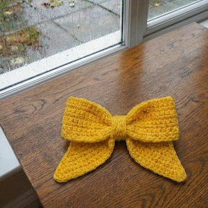 Crochet Bow | Structured Bow Tie for Baby, Pet (PDF Pattern
