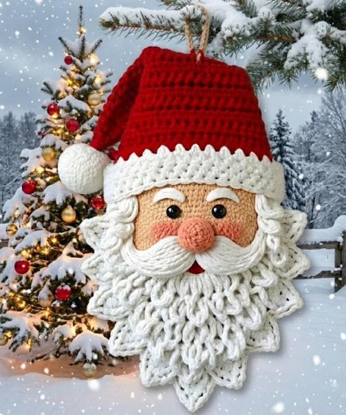 Ancienne Poupée De Noël Allemande En Coton - Déco Vintage - #1211241