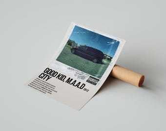 Kendrick Lamar Good Kid, M.A.A.D City Album Poster