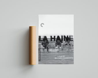 La Haine 90s Criterion Collection Film Poster