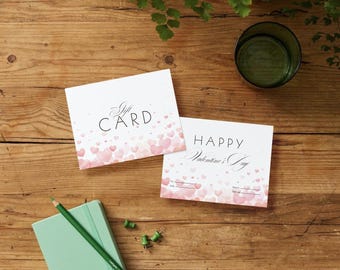 Valentine's Day Gift Card: Canva Editable File AND .pdf Ready to Use! (Digital Download)