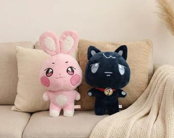 Aniteez Plush Toy, Ateez Character Plushie Kpop Idol Doll, Cute Stuffed Animal  Toy, Kawaii Collectible Plush Kpop Fan Gift for Her