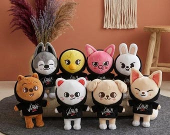 Stray Kids SKZOO KARMA Inspired Plushie / Wolf Chan, Leebit, Dwaekki, Jiniret, Han Quokka, Bbokari, PuppyM, Foxi.NY Plush Toy