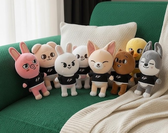 SKZOO Plush Toy Kpop Plushie Doll SKZOO Doll Kpop Gifts Stray Kids Merch Fan Gift, KPop Lover Gift | Valentine Day, Christmas Gift For Her