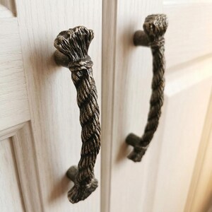 Rope Shape Cabinet Pull, Versatile Hardware For Wardrobe Shoe Kitchen Cupboard