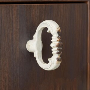 Moderner Schlüsselring-Schrankknopf, Einlochringgriff, Schubladenknauf im amerikanischen Stil