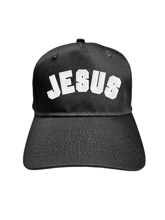 Embroidered Christian Hat Jesus 100% Cotton Christian Religious Gift Faithful Clothing