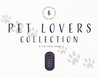 SVG Cut File Bundle - Pet Lovers Collection