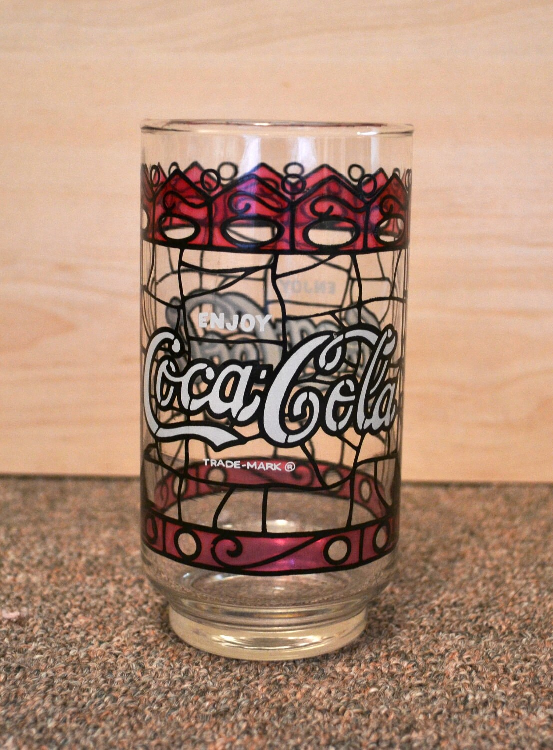 Vintage Coca Cola Drinking Glasses Set of 4 Etsy