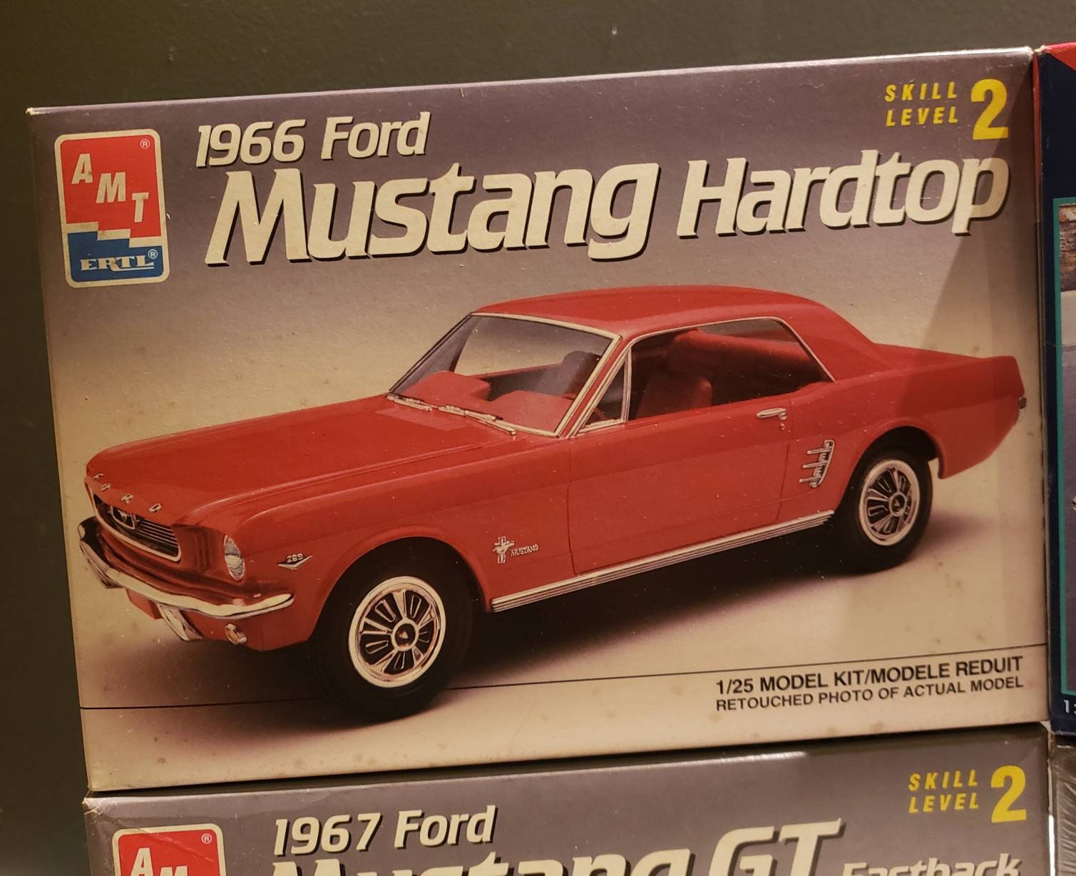 Lot of 4 Ford Mustang Plastic Model Car Kits by AMT Ertl and Etsy