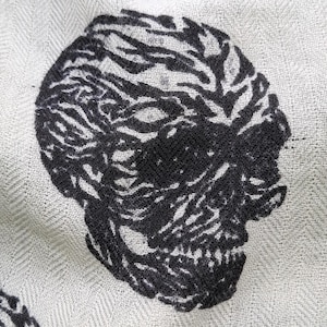 Alexander Mcqueen Skull Scarf - Etsy