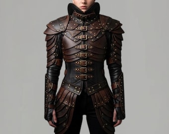 Handmade Leather Armor Set – Fantasy Cosplay & Medieval Wear,