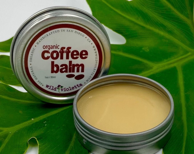 Coffee Hand Balm / Organic Coffee Infused Healing Balm / Coffee Lovers Gift All Natural coffee infused scent