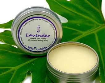 Lavender Hand Balm, Organic Natural Balm for Women, Moisturizing Lavender Cream