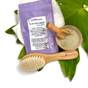 Clay Face Mask / Acne and Detoxing Spa Clay Facial