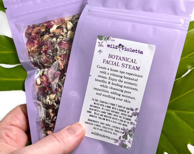 Face Steaming Gift for Mom/ Floral Home Spa Steam / DIY Facial