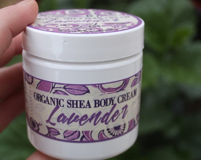 Lavender Body Butter, Organic Shea Body Butter for Her, Gift for Women