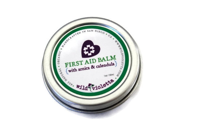 First Aid Organic Healing Balm for Cuts Burns Bruises Etsy