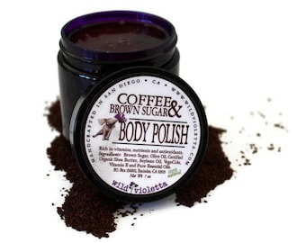 Coffee Sugar Scrub / Body Polish fresh Coffee / Coffee Lover's Bath and Body Polish