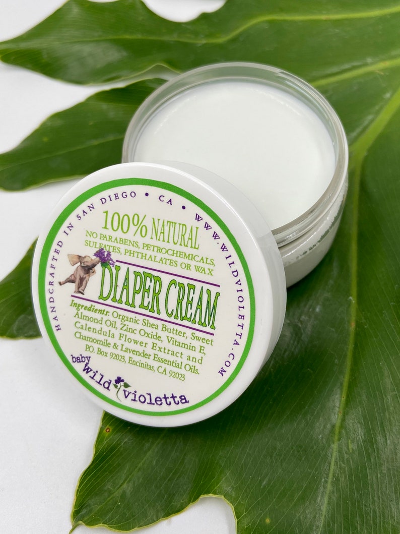 Baby Organic Diaper Cream / Natural Baby Skincare / Infant Diaper Cream / Natural Diaper Balm / New Mom Gift image 5