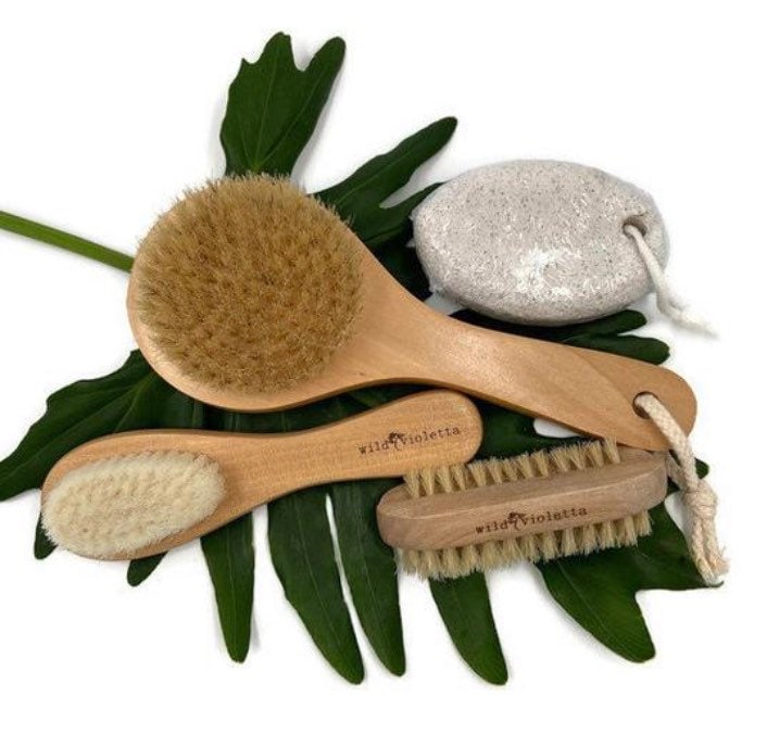 Detox Dry Body Brush, Eco Friendly Self Care Dry Skin Brushing, Vegan Dry  Body Brush for Cellulite, Good Health 