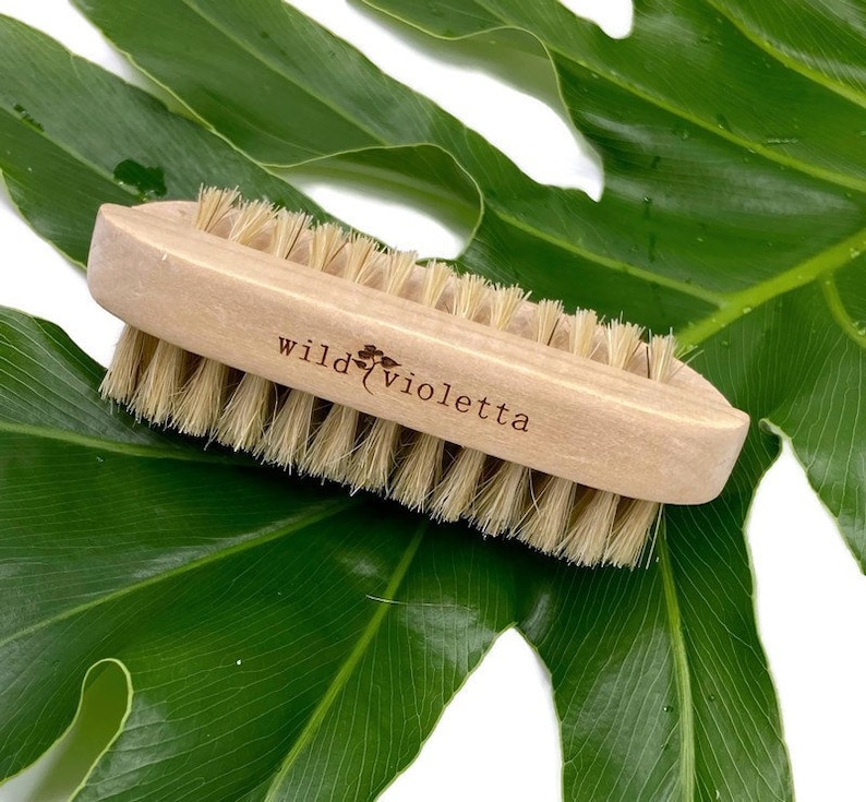 Wood Nail Brush Eco Friendly Sustainable Fingernail Etsy
