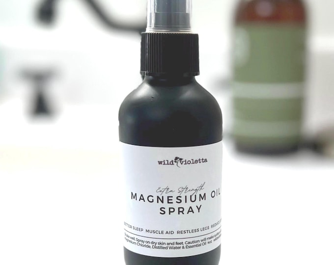 Magnesium Spray, Extra Strength Magnesium Oil. Better Sleep, Reduce Stress, Restless Legs
