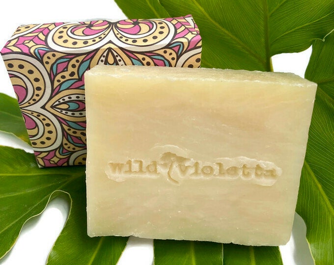 Gardenia Soap, Natural Floral Shea Butter Soap Bar / Luxury Soaps