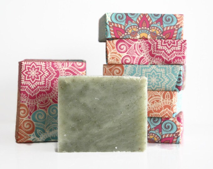 Handcrafted Natural Soap Bar / Citrus and Sage Soap Bar, Kitchen Chef Soap Bar