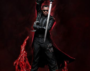 Chasseur de sang Daybreaker - Modèle STL de guerrier tueur de vampires pour impression 3D - Figurine imprimable de haute qualité